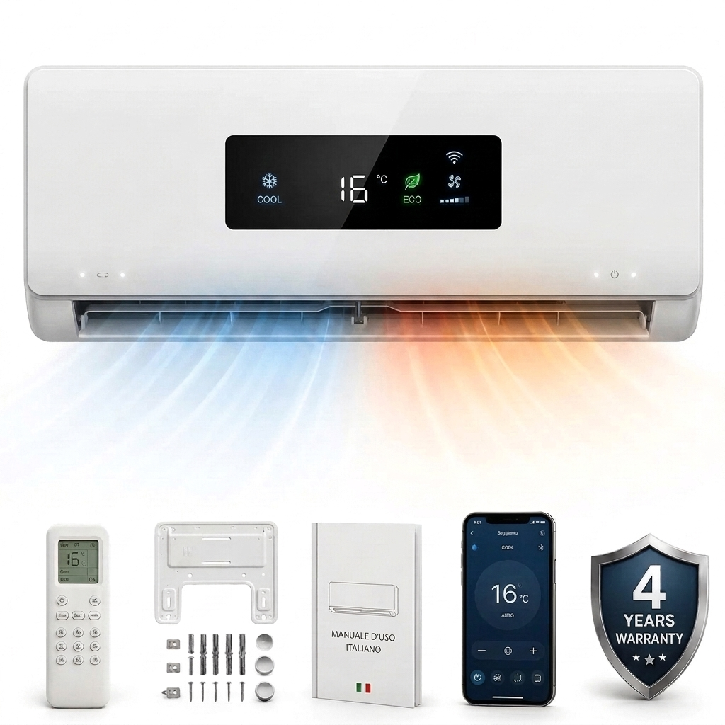 AirVita 4 4-in-1 - climatizzatore da parete senza unità esterna