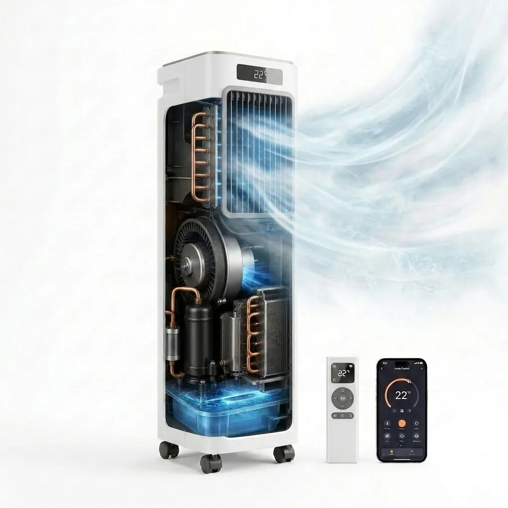 Polar PRO Max — aire acondicionado portátil de columna sin unidad exterior