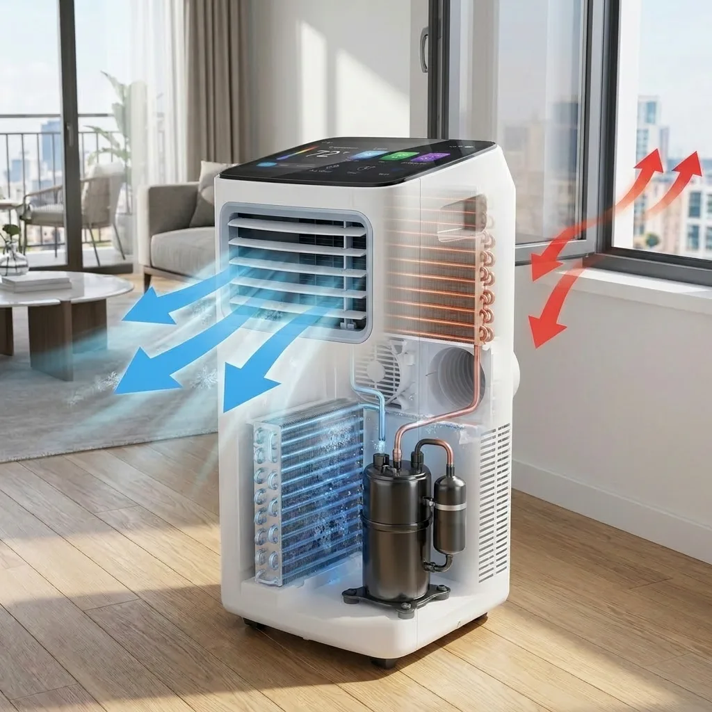 How PolarBreeze cools a room